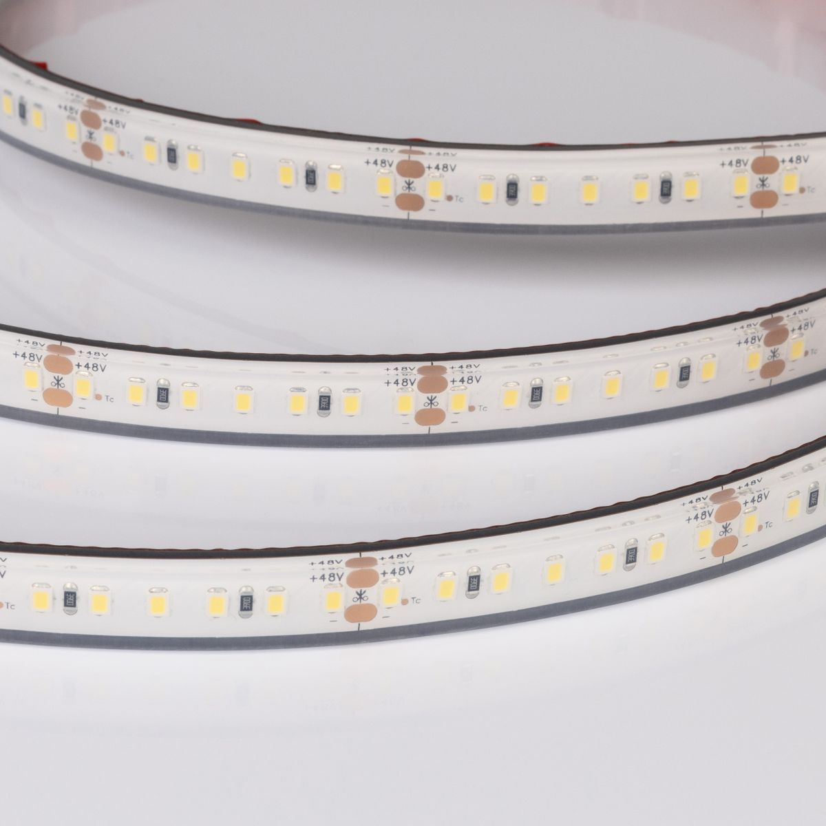 Светодиодная лента герметичная Arlight RTW-PFS-A140-12mm 48V Warm3000 (12 W/m, IP68, 20m) 057301