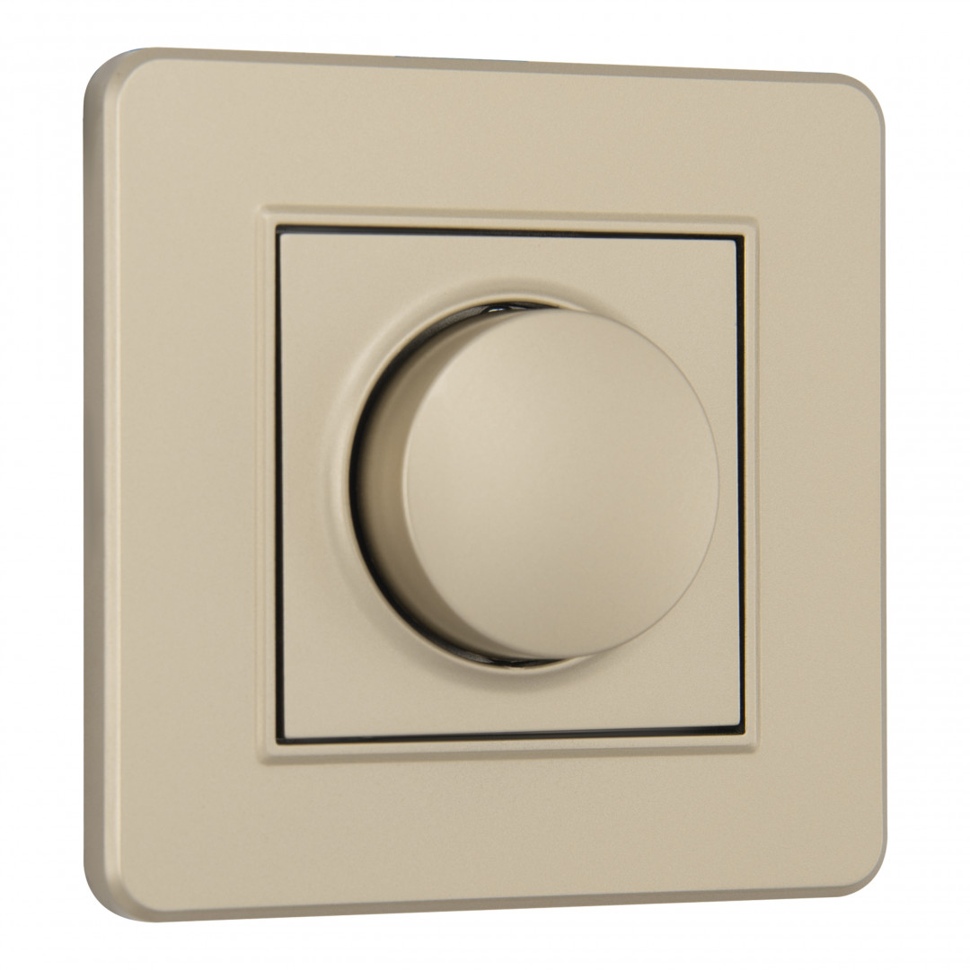 Диммер с рамкой Arte Milano SET16-1-48-1 shampan