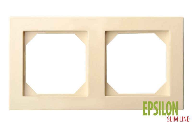 Рамка двухместная Liregus Epsilon 28-0882