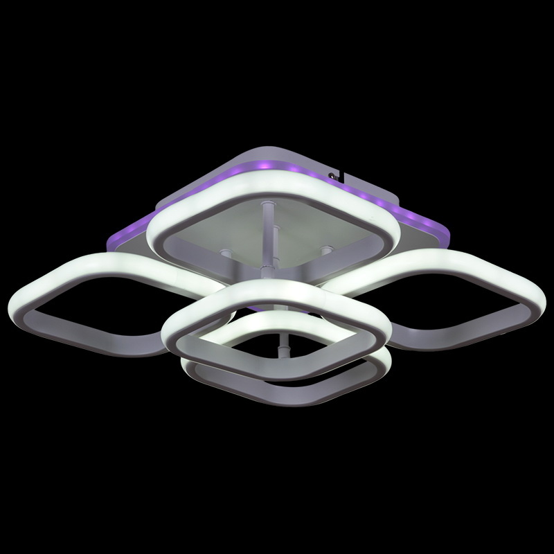 Потолочная люстра Reluce 05854-0.3-4+1 WH (RGB)