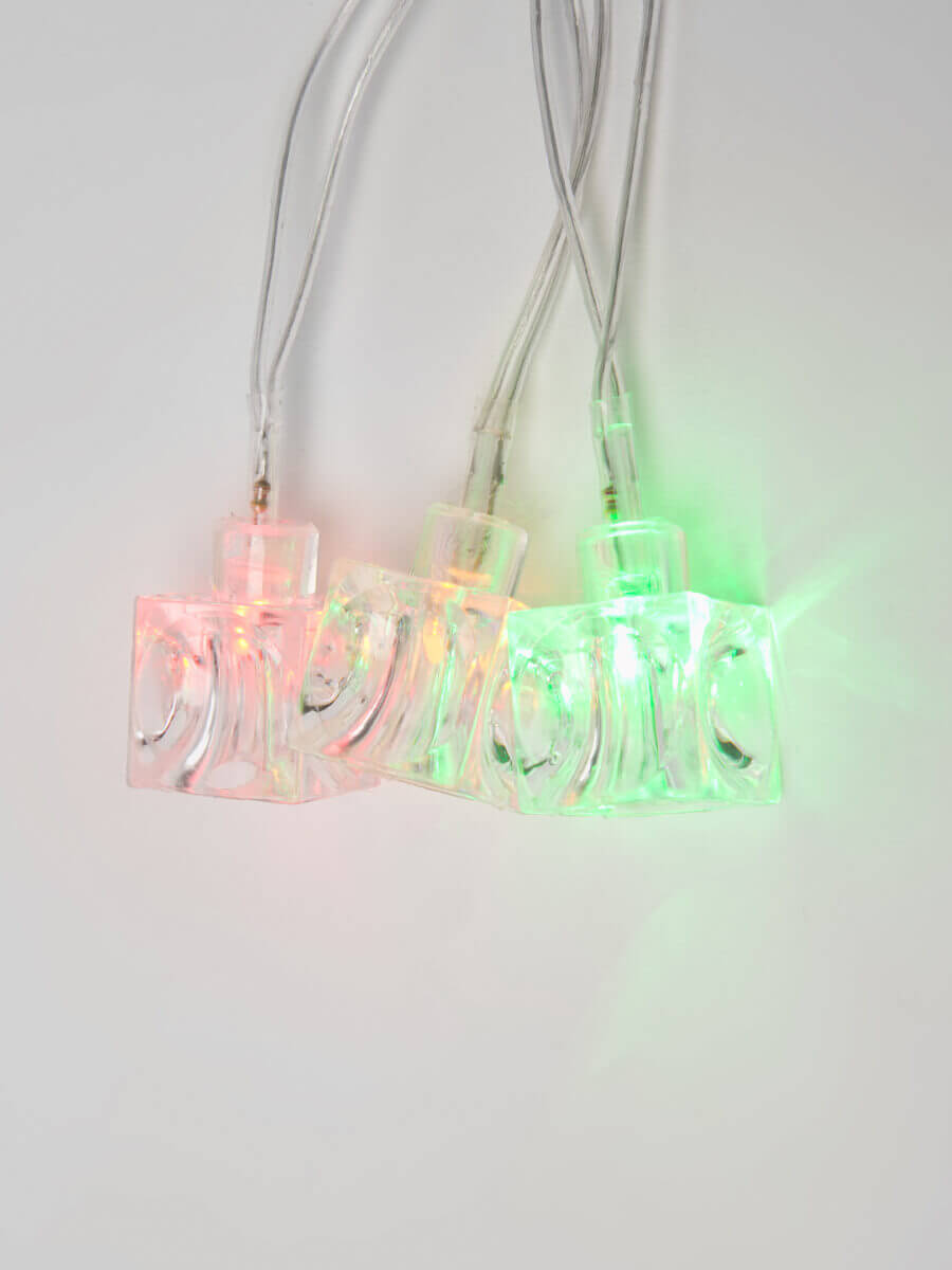 Светодиодная гирлянда (07918) Uniel Кубики 220V разноцветный ULD-S0280-020/DTA MULTI IP20 CUBES