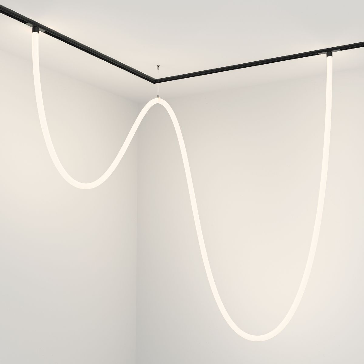 Трековый подвесной светильник Maytoni Tau TR101-2-100W4K-B