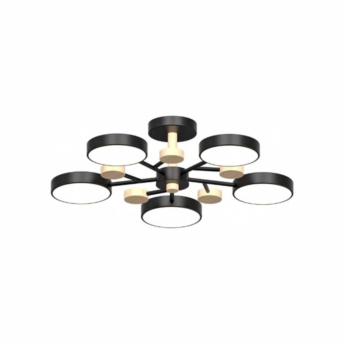 Люстра на штанге LED4U L3204-620 BK