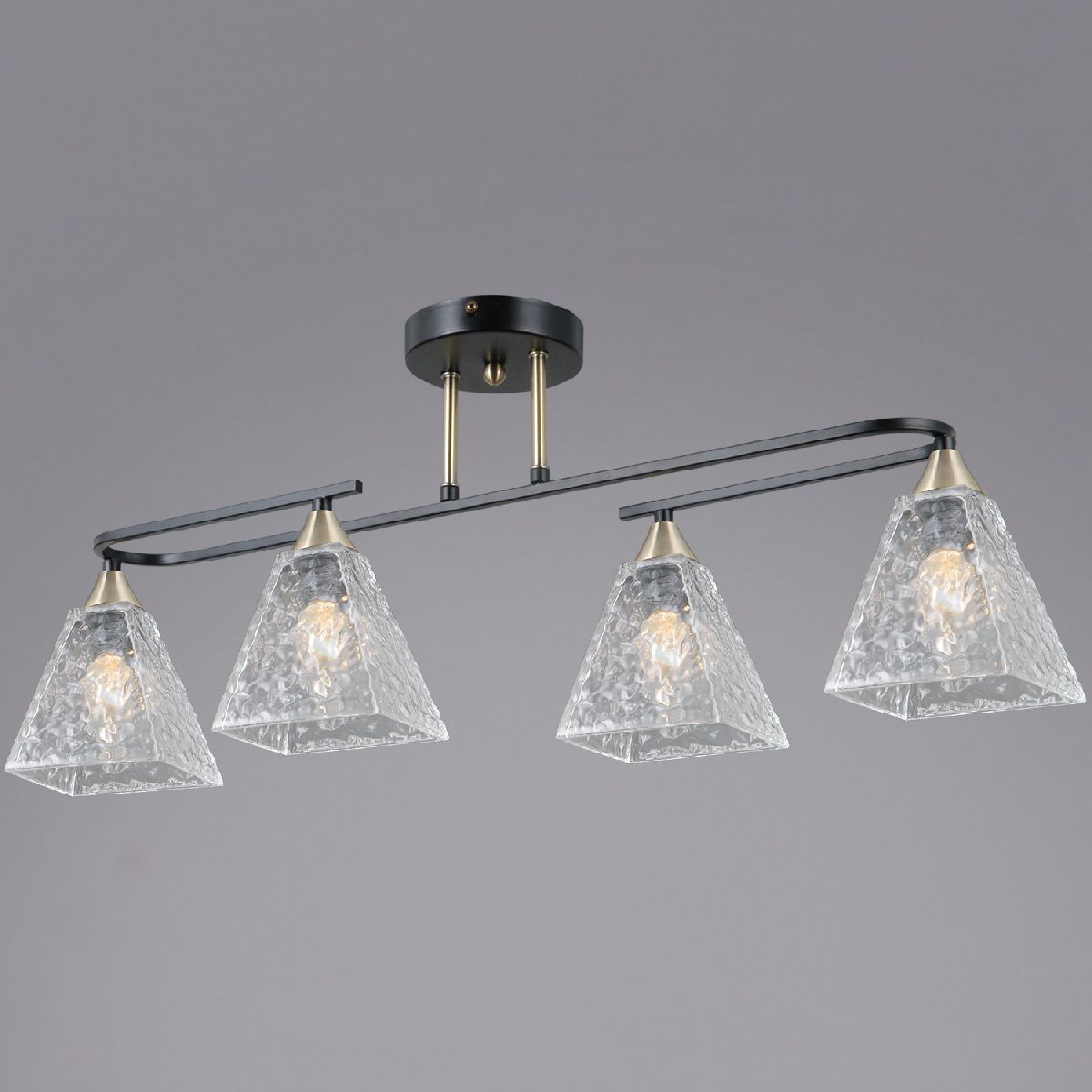 Потолочная люстра Illumico IL0782-4CSQ-25 BK AB AREZZO