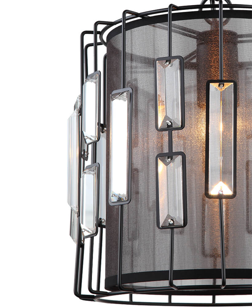 Подвесной светильник Lumien Hall Аглая 0001/1PM-BK