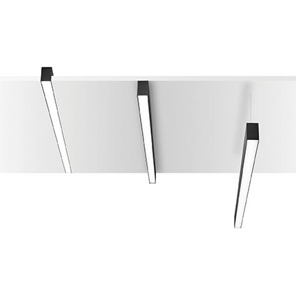 Подвесной светодиодный светильник Ideal Lux Fluo Wide 1800 4000K Black 192628