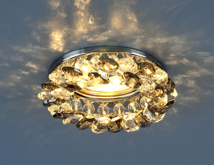 Встраиваемый светильник Elektrostandard 206 MR16 CH/SBK/CL хром/дымчатый/прозрачный 4690389057656