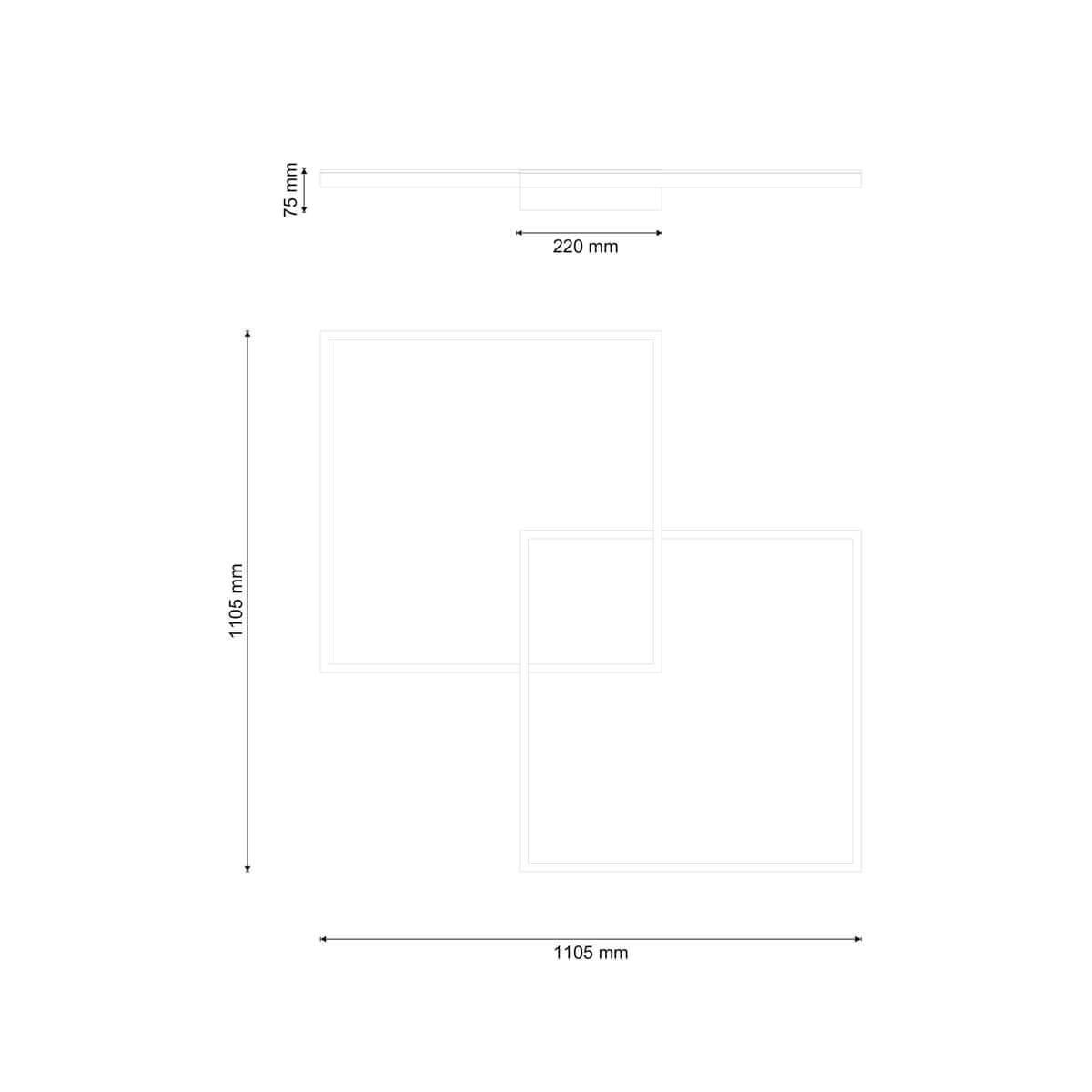 Потолочный светодиодный светильник Silver Light New Retro 840.60.7