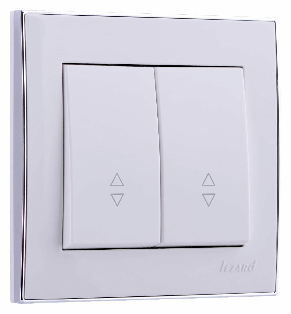 Выключатель проходной двойной Lezard Rain 703-0225-106