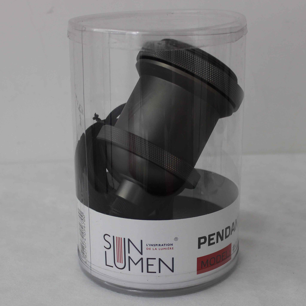 Ретро патрон с подвесом E40 Черный Sun Lumen 056-700