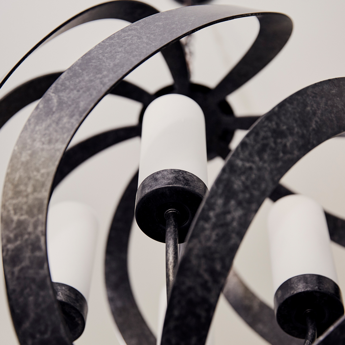 Подвесной светильник Quoizel Blacksmith QN-BLACKSMITH-4P-OBK