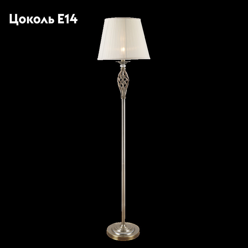 Торшер Eurosvet 01003/1 античная бронза 00000076778