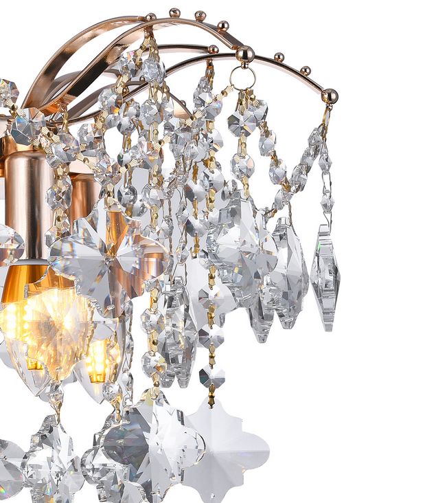 Подвесная люстра Natali Kovaltseva MORGANA 81426/4C GOLD