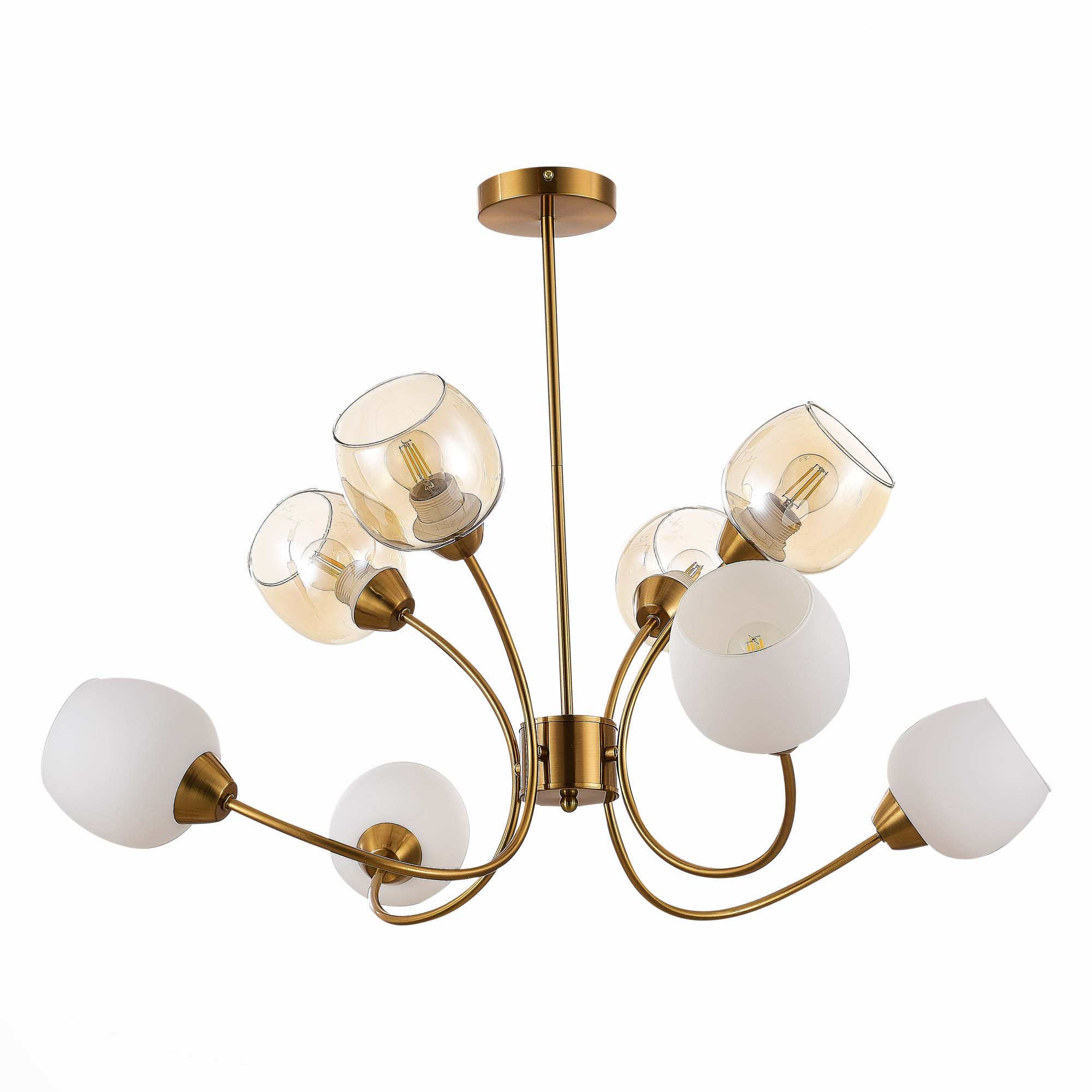 Люстра на штанге Evoluce Tratti SLE1136-302-08