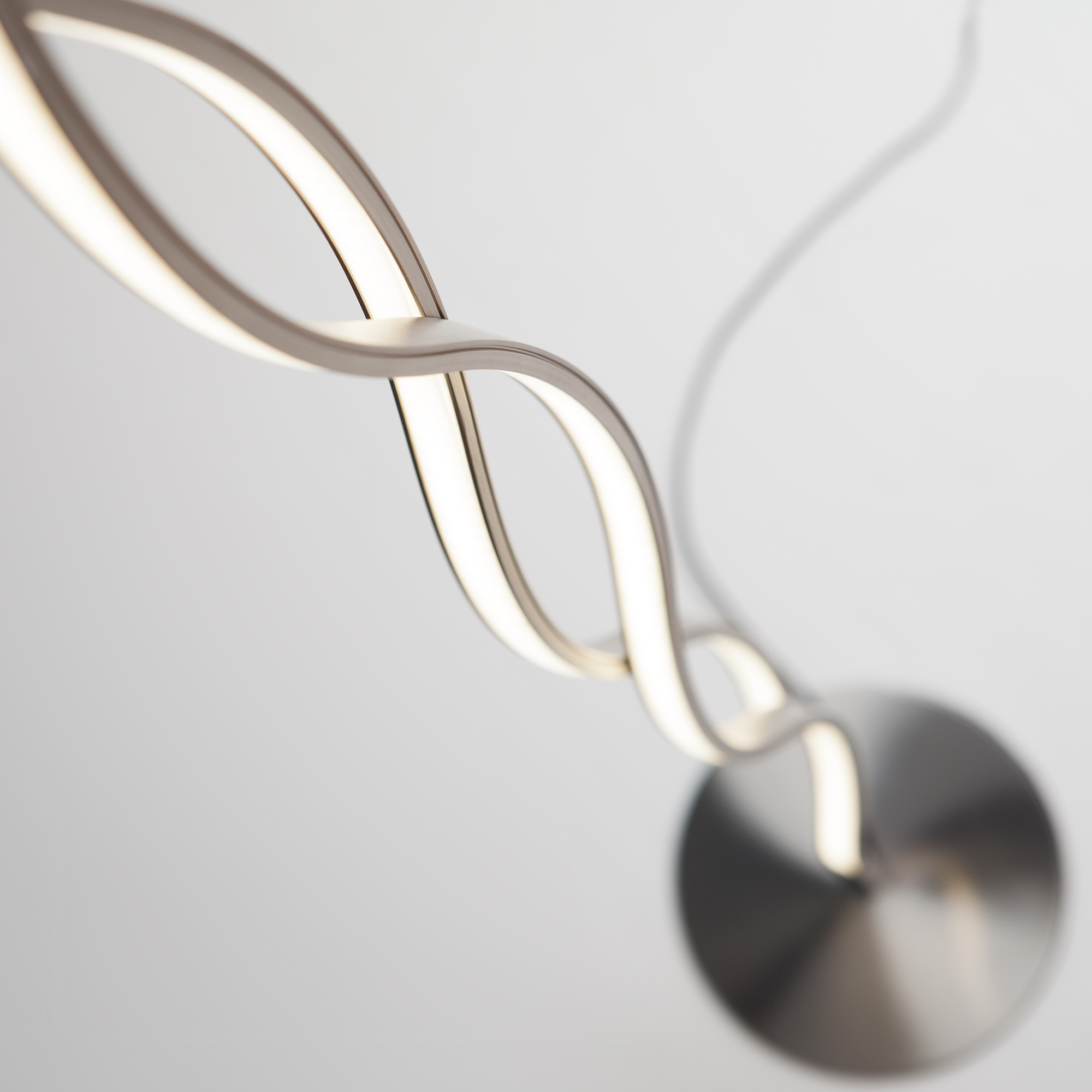 Торшер Eurosvet Hi-tech 80404/2 сатин-никель