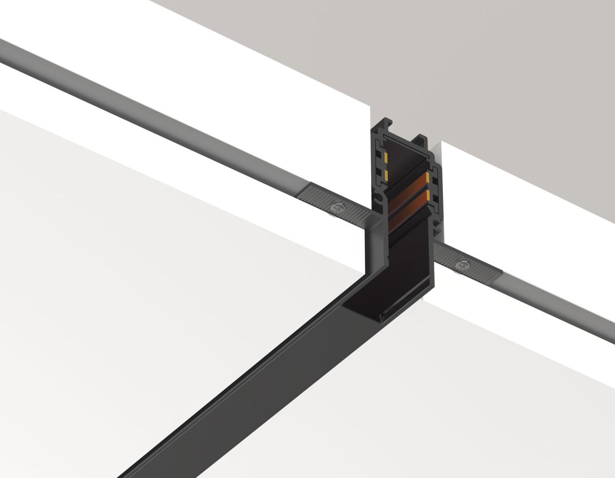 Шинопровод низковольтный встраиваемый с торц. Заглушк. 2шт Ambrella Light Track System GL1925