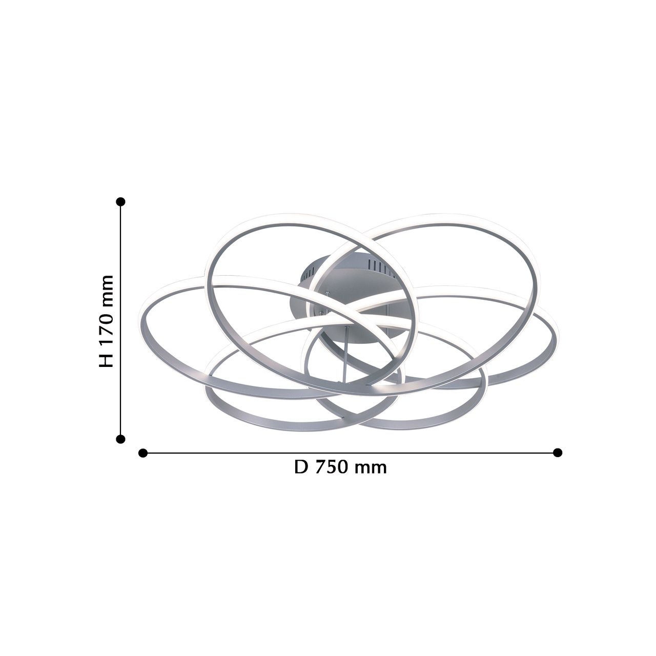 Потолочная светодиодная люстра F-Promo Catena 2376-6U