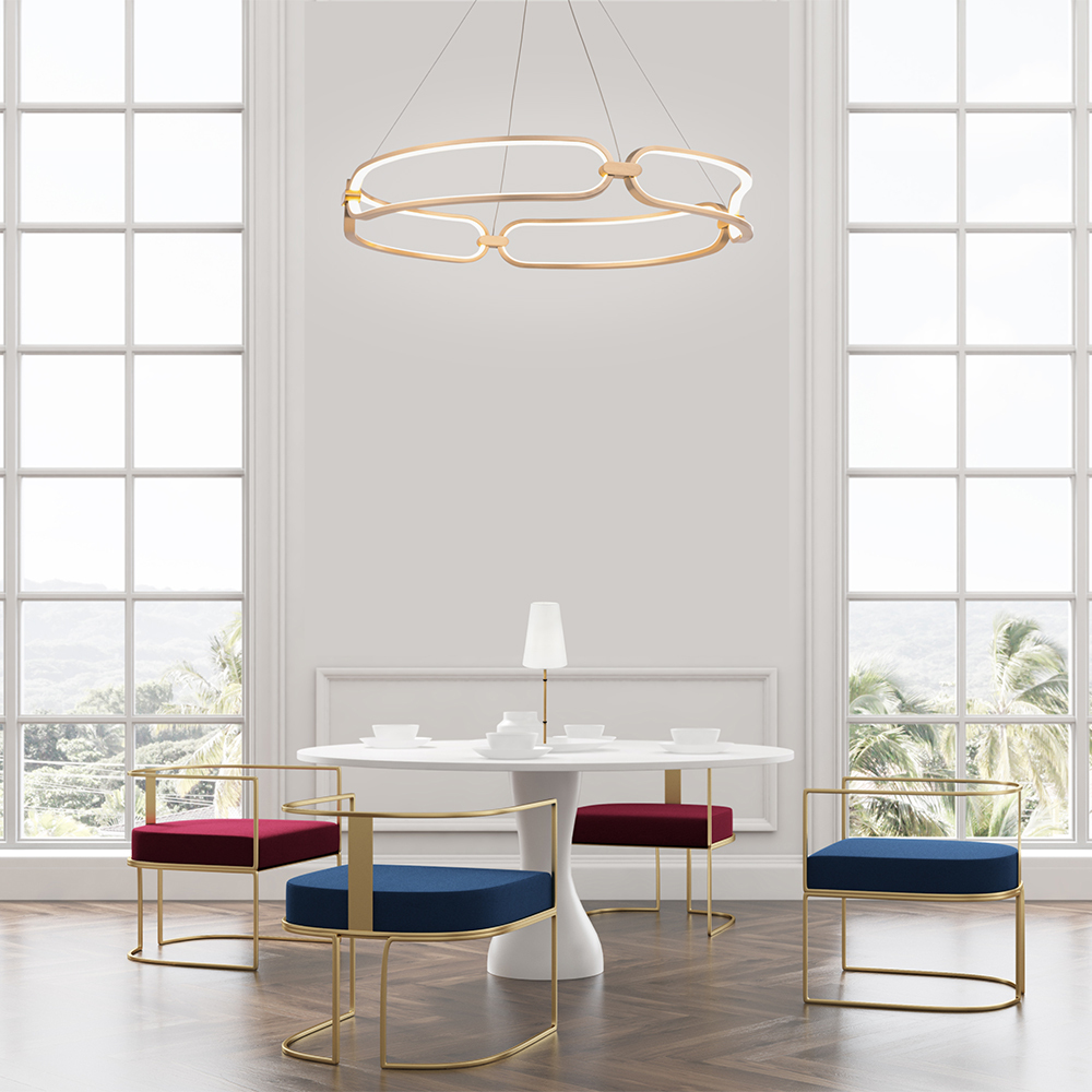 Подвесной светодиодный светильник Maytoni Chain MOD017PL-L50MG