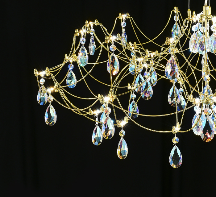 Подвесная люстра с пультом Myfar Ersilia MR2662-60P-50CD