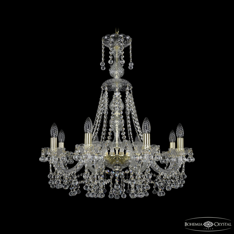 Подвесная люстра Bohemia Ivele Crystal 1409/8/240/XL-75 G