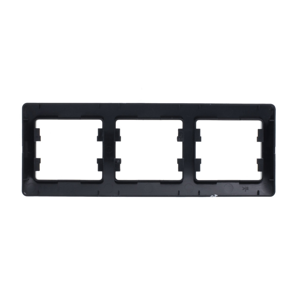 Рамка 3-ая горизонтальная Systeme Electric Glossa Антрацит GSL000703