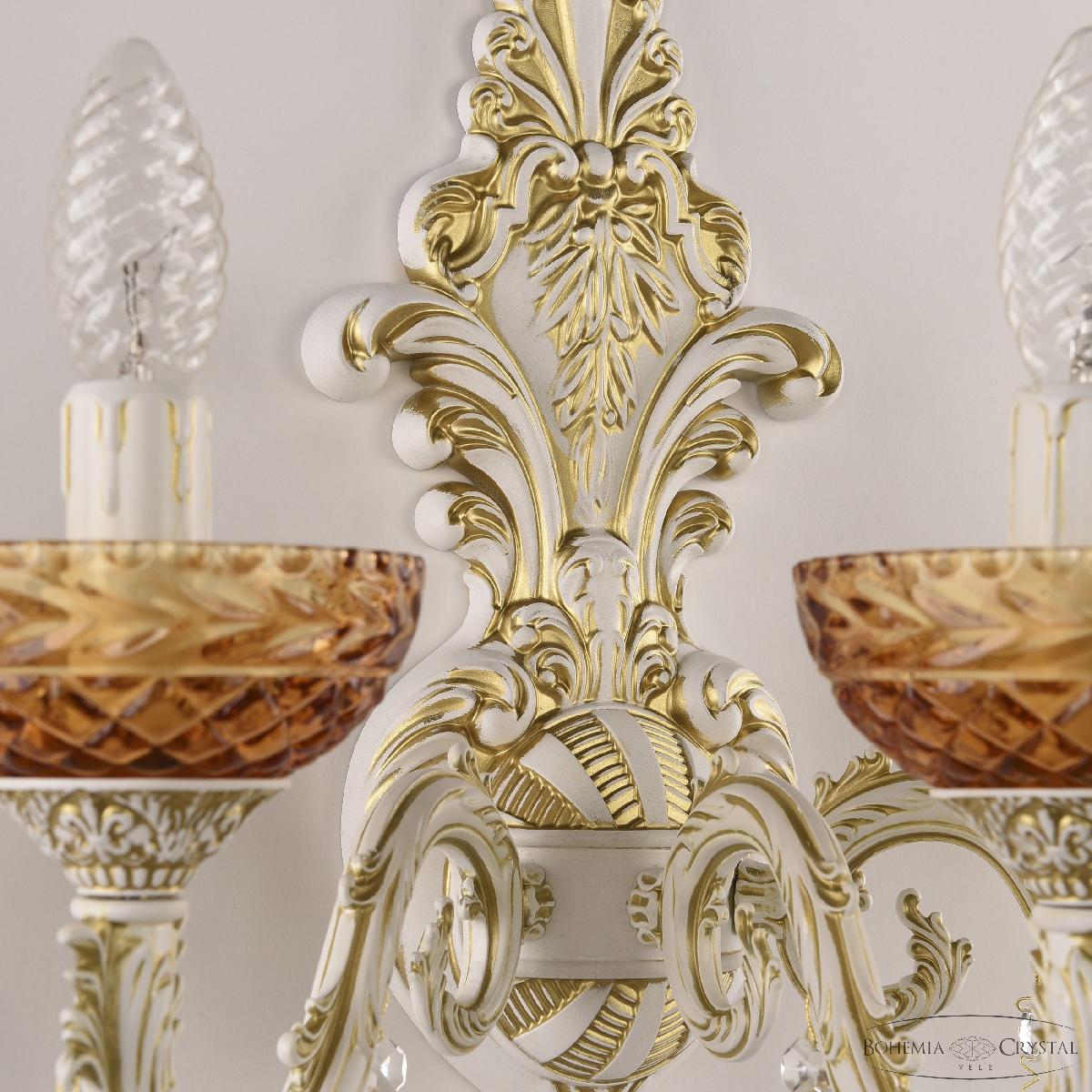 Бра Bohemia Ivele Crystal AL7901B15/3/175 A WMG P Amber/M-1F