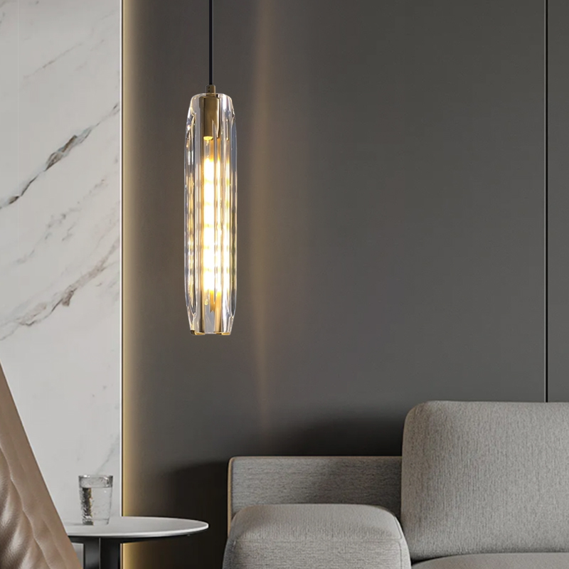 Подвесной светильник Delight Collection MT8851-1H bronze/clear