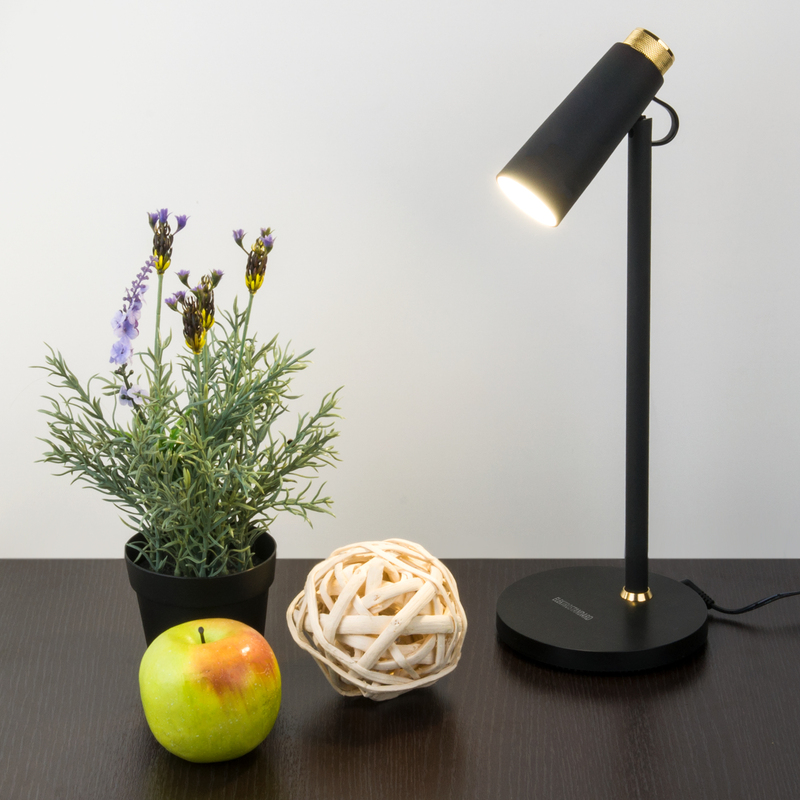 Настольная лампа Elektrostandard Joel черный/золото (TL70190)