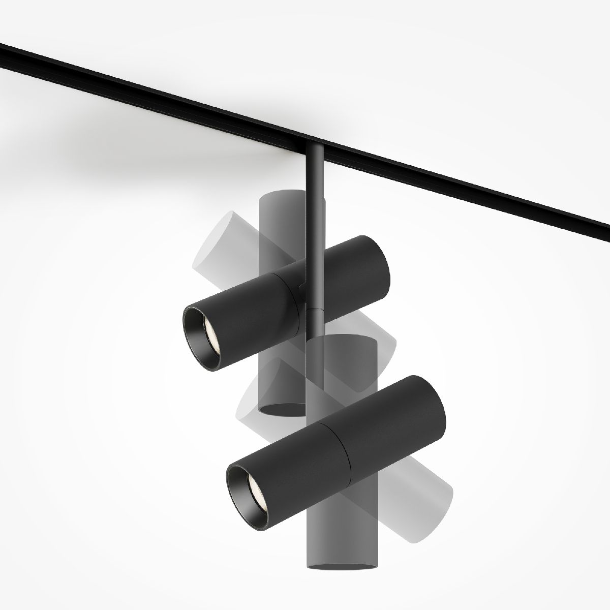 Трековый магнитный светильник Maytoni Elti Duo TR005-2-2X12W4K-B