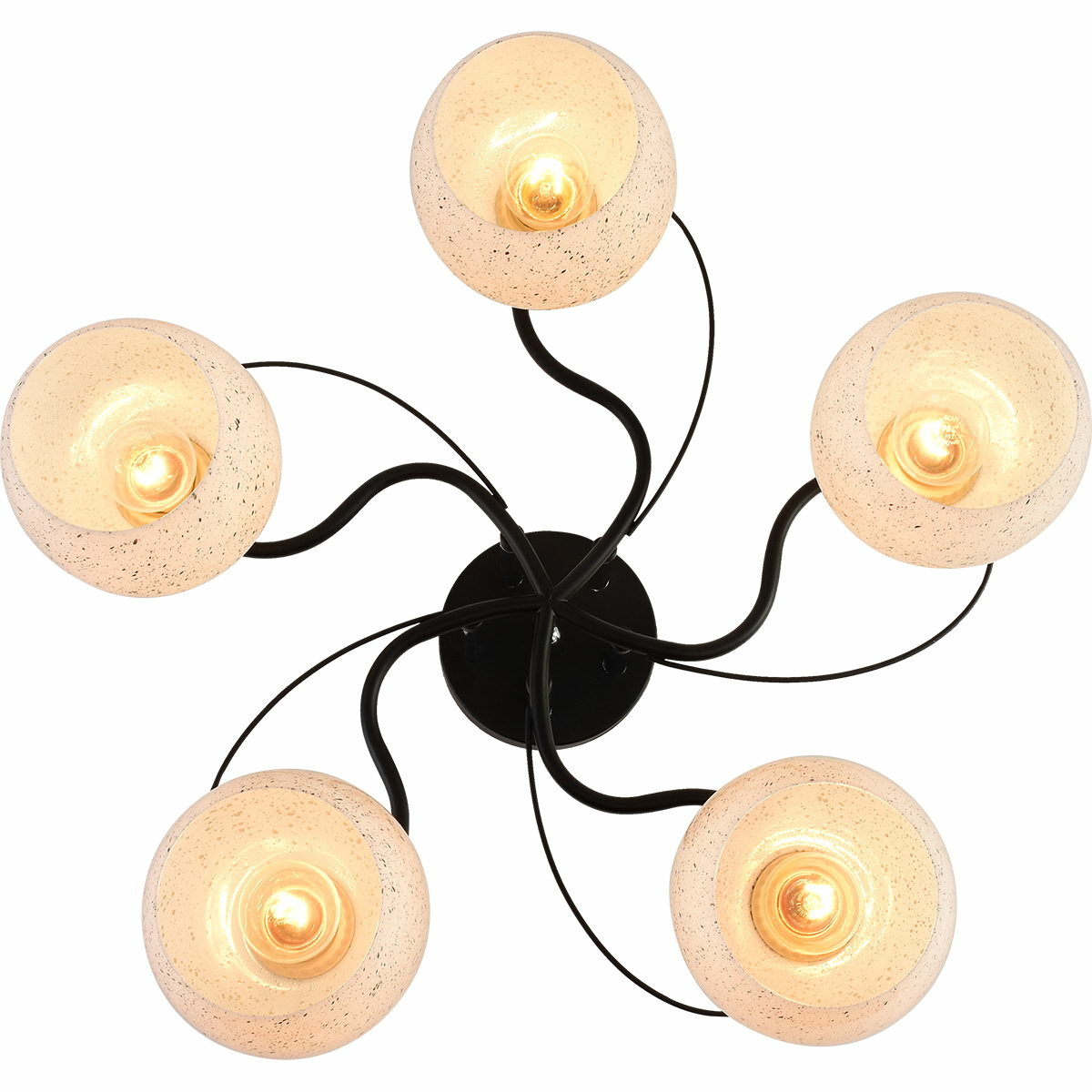 Люстра на штанге Reluce 01311-0.3-05 BK+CR