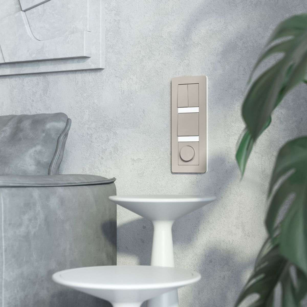 Выключатель двухклавишный проходной Werkel W1222004 4690389211928 a069458