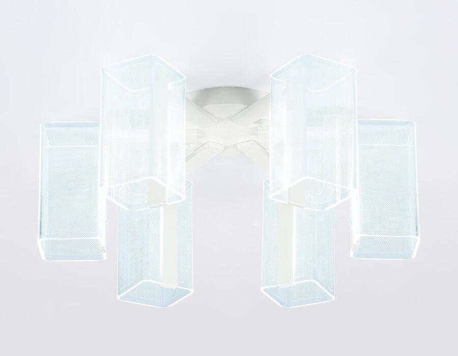 Потолочная светодиодная люстра Ambrella Light Original AK4044/6 WH