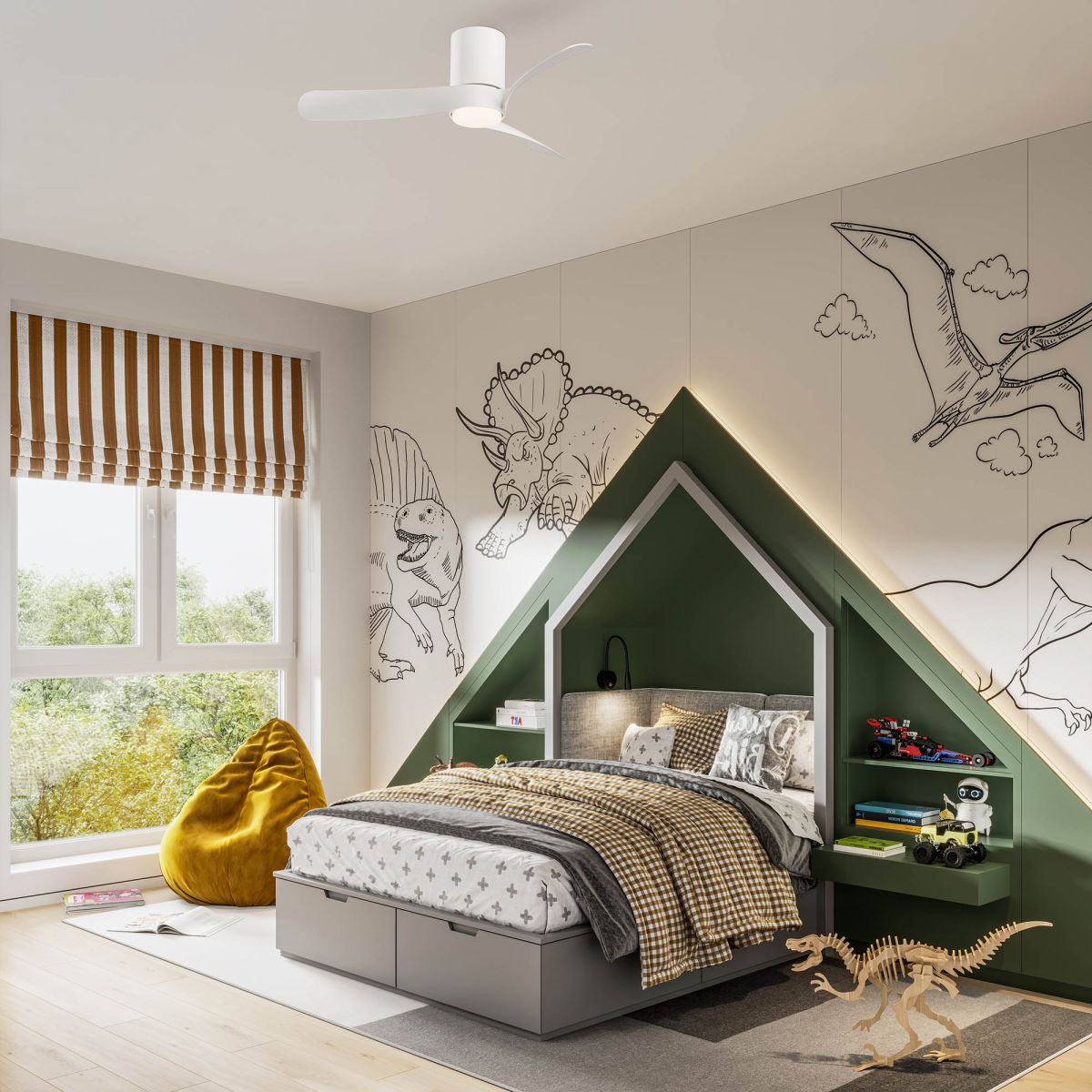 Люстра-вентилятор Mantra Nemo 9049