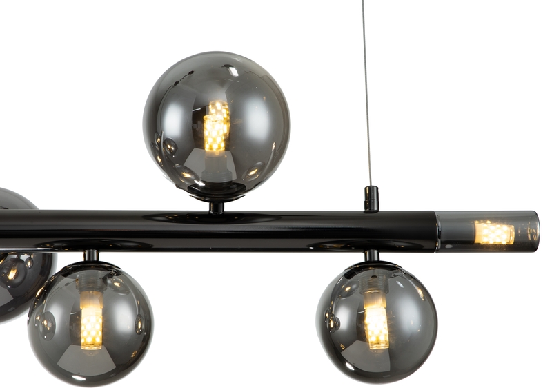 Подвесная люстра Indigo Canto 11026/8PL Black V000240