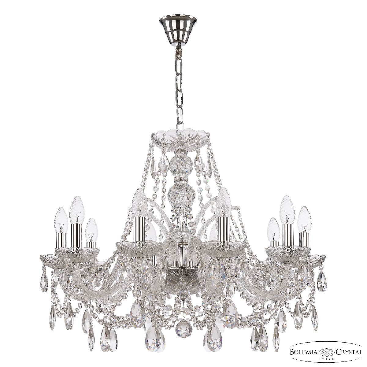 Подвесная люстра Bohemia Ivele Crystal 105/10/240 Ni