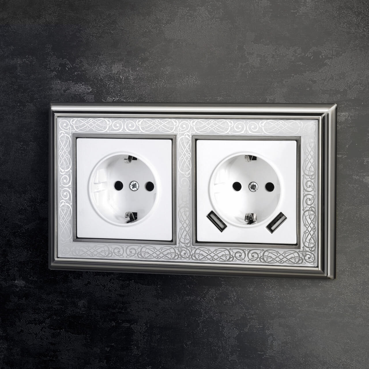 Розетка с заземлением, безвинтовой зажим Werkel белый W1171301 4690389155321 в Москве