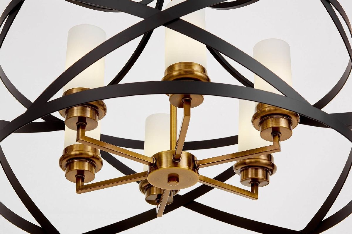 Подвесная люстра Lumina Deco Astila LDP 1242-6 BK+MD