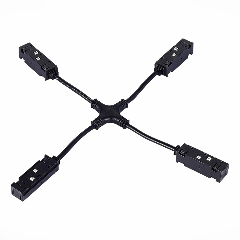 Коннектор питания X-образный для магнитного шинопровода ST Luce Skyline 48 ST006.469.00