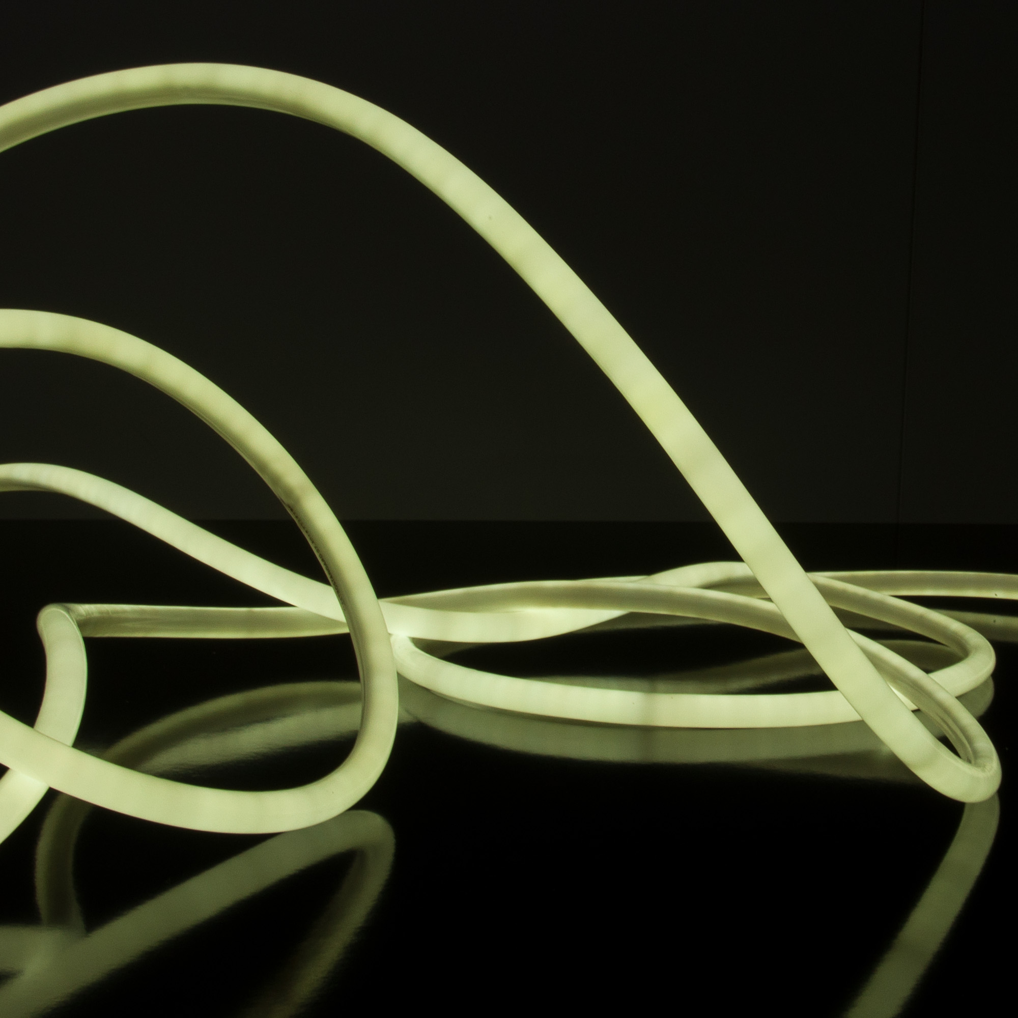 Светодиодный гибкий неон Elektrostandard 220V 9,6W 144Led 2835 IP67 круглый холодный белый, 50 м 4690389134692