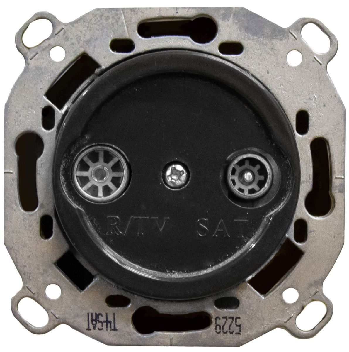 Розетка TV/R-SAT проходная Bironi Шедель B3-304-23