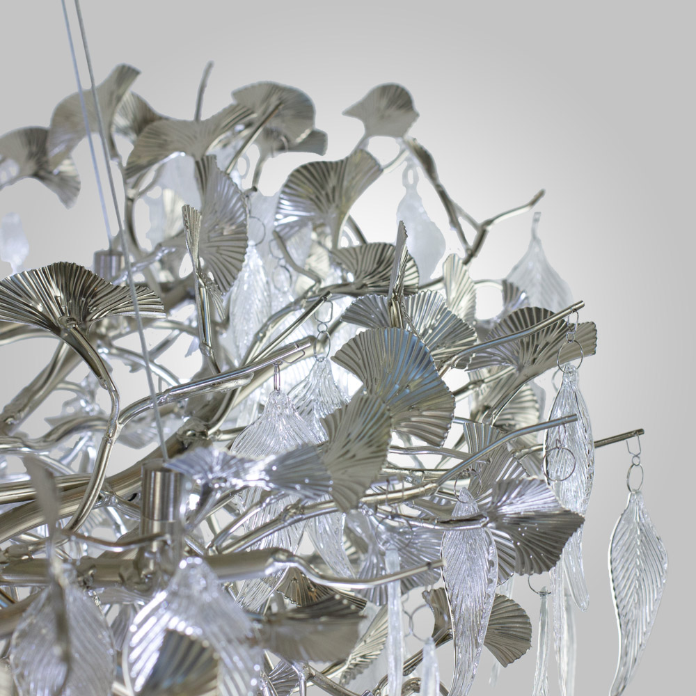 Подвесная люстра флористика AM Group WOODSTAR L1200 SN