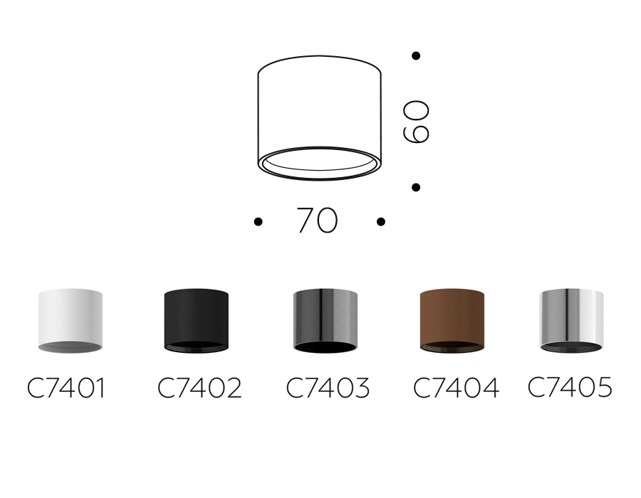 Корпус светильника накладной Ambrella Light DIY Spot C7401 УЦ