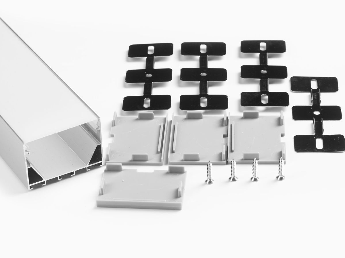 Профиль накладной LEDS POWER СПН5035 алюм. анод-й с матовым рассеивателем 2м 008516