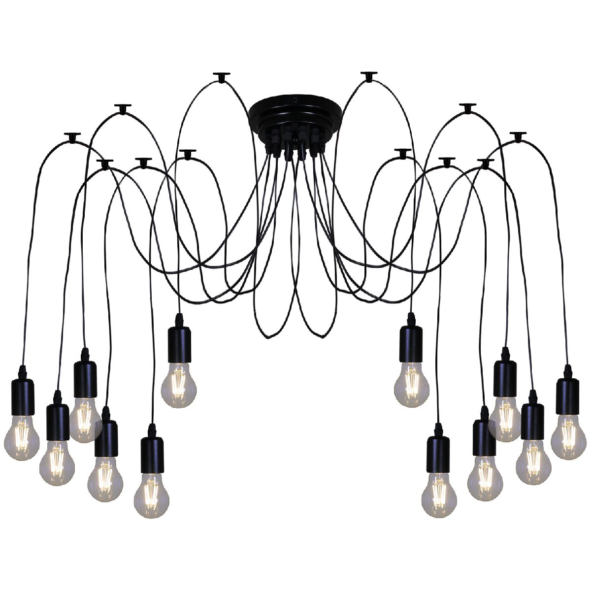 Подвесная люстра Reluce 88845-0.3-12 BK