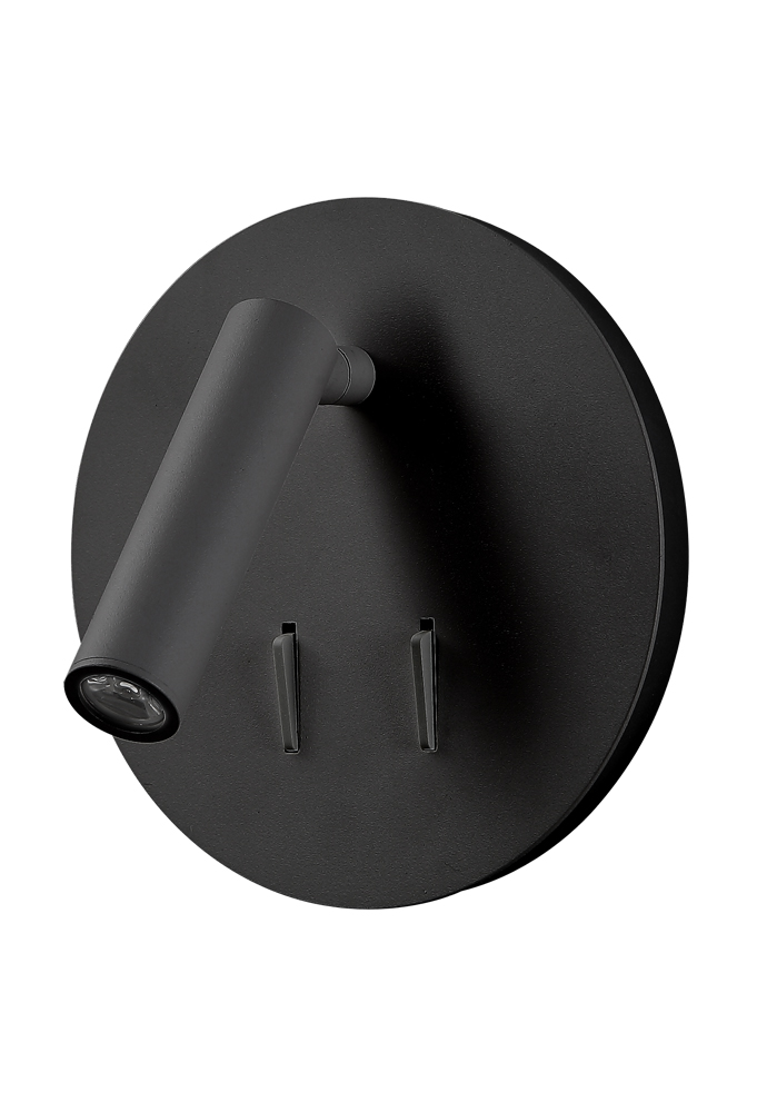 Настенный светильник черный Crystal Lux CLT 223 CLT 223W BL