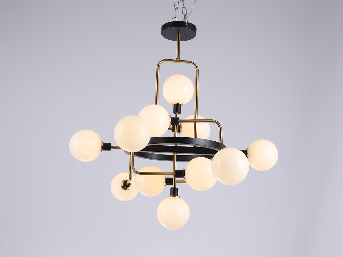 Люстра на штанге Elvan LU-7569/12-G9-GlMl