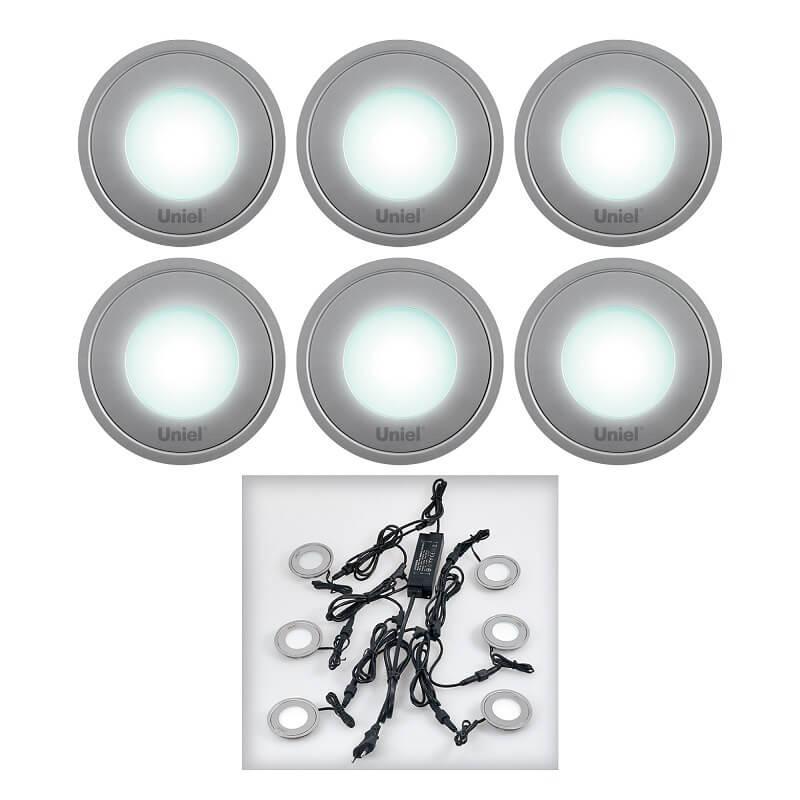 Ландшафтный светильник (08938) Uniel 4500K ULM-R06-0,5W*6/NW