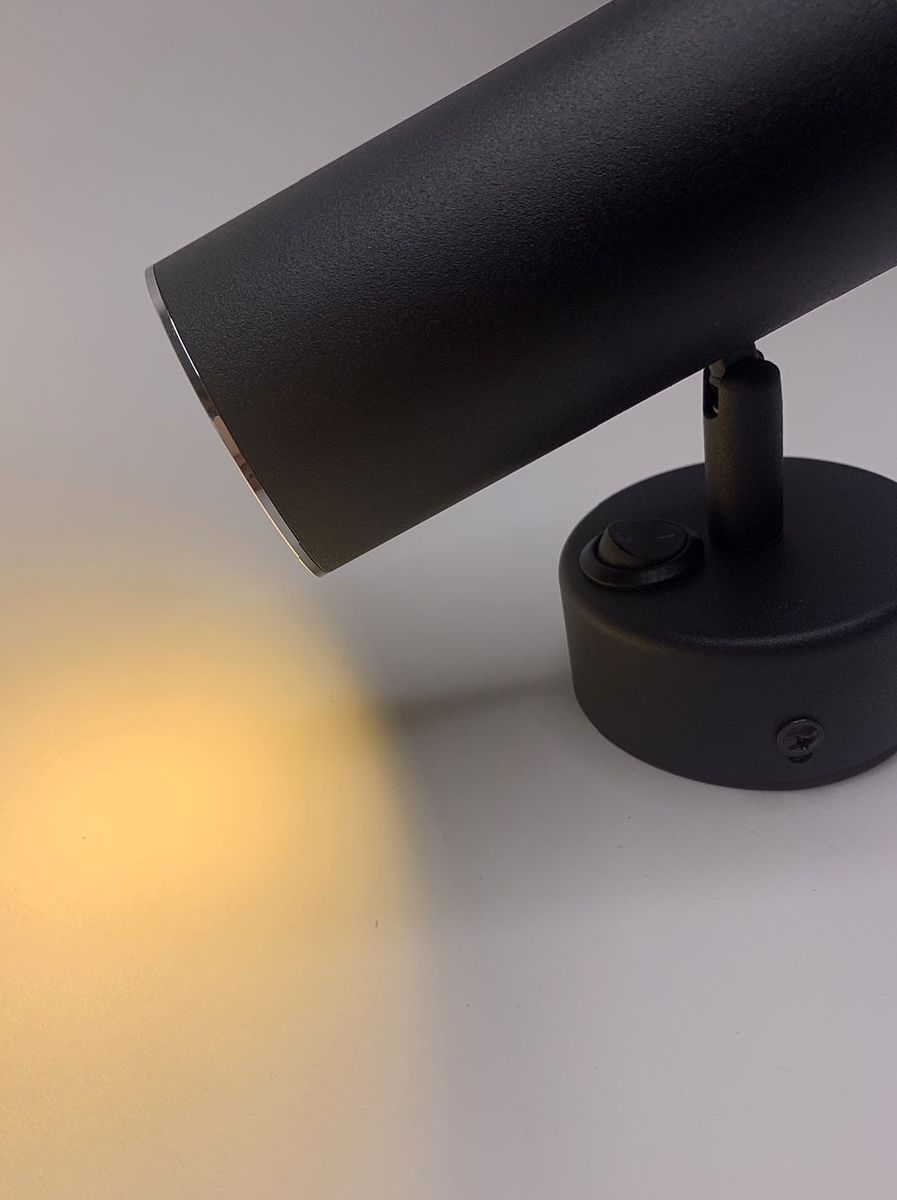 Накладной спот Elvan ST-12011-GU10-Bk