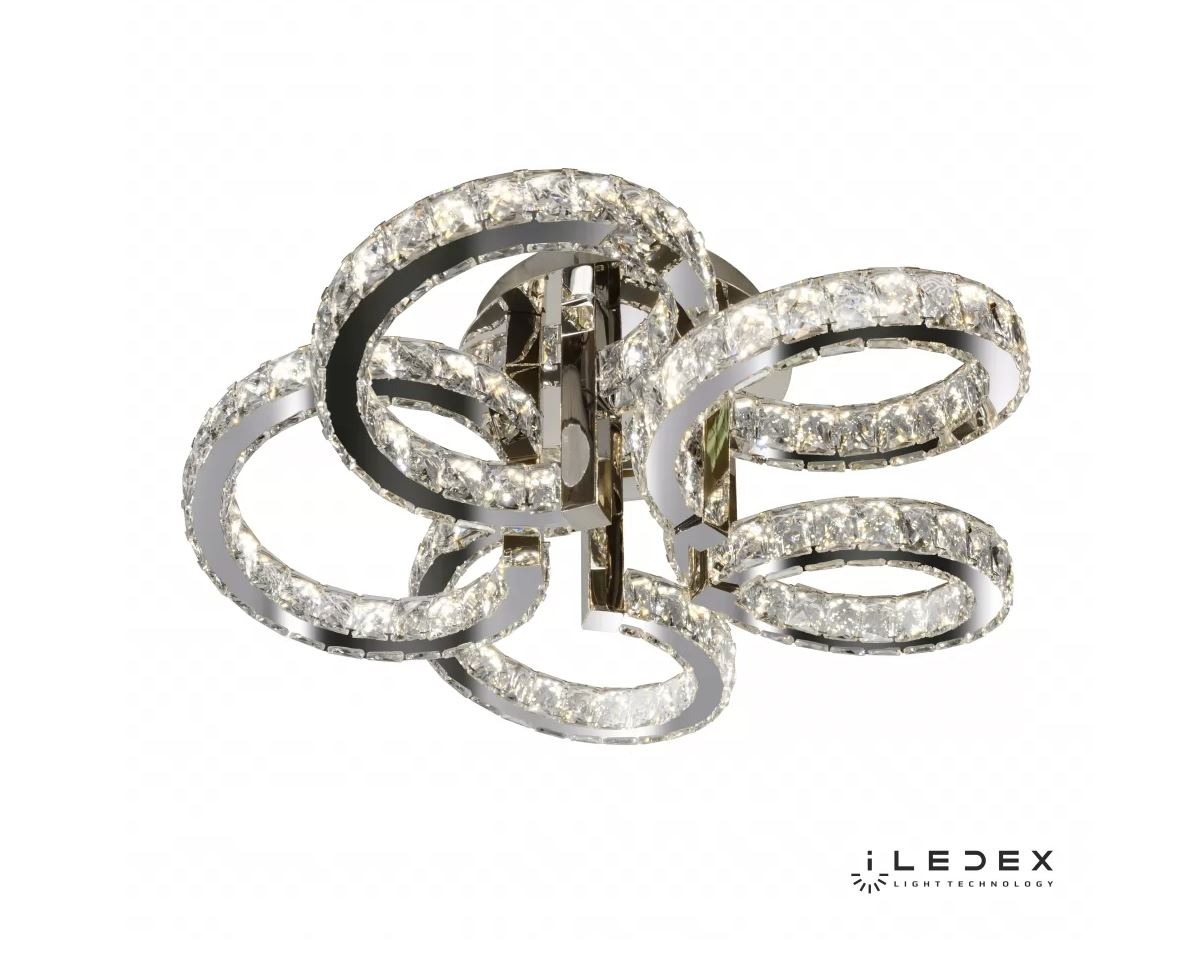Потолочная люстра iLedex Crystal ice 16148/5 CR