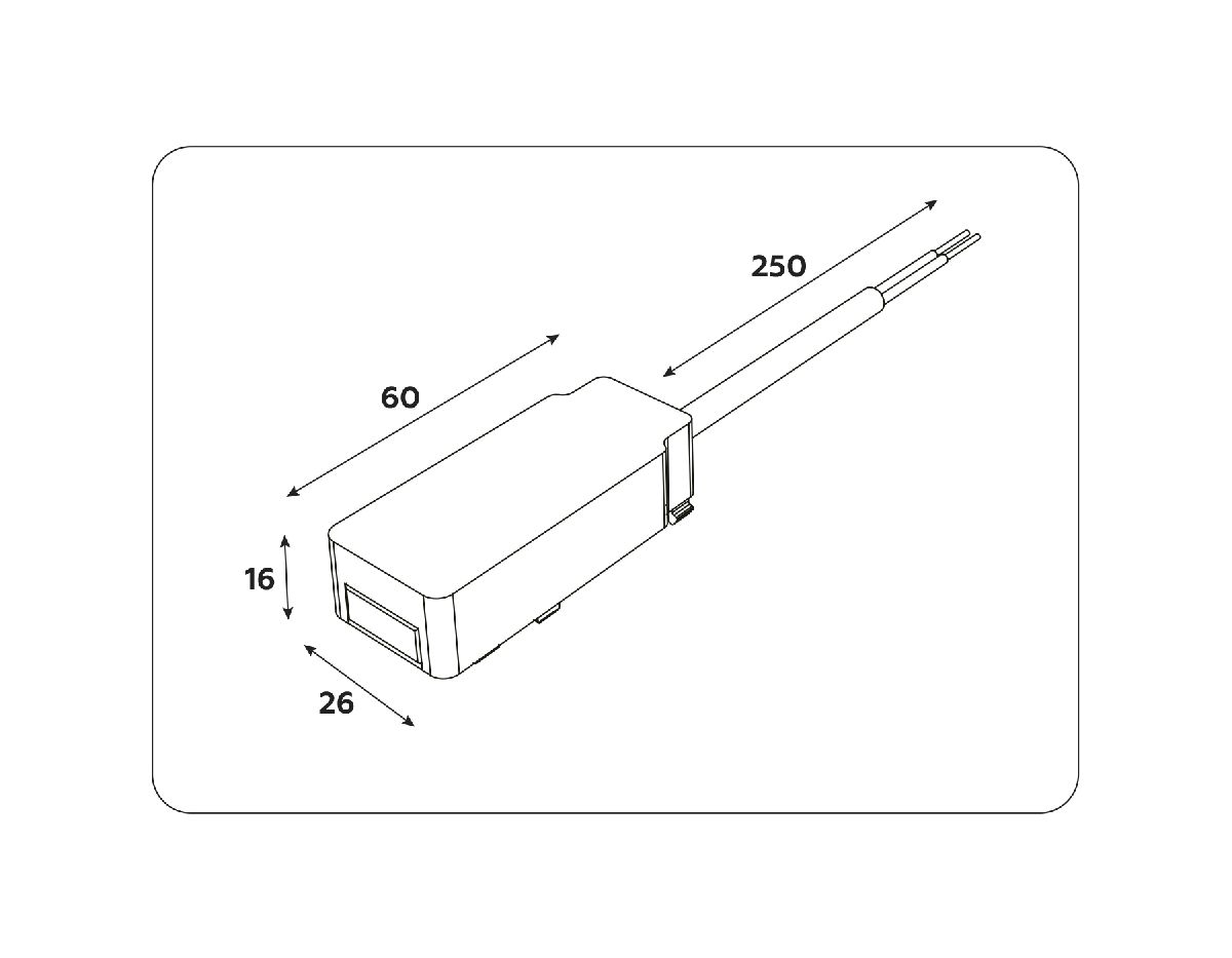 Ввод питания Ambrella Light Track System GV1262